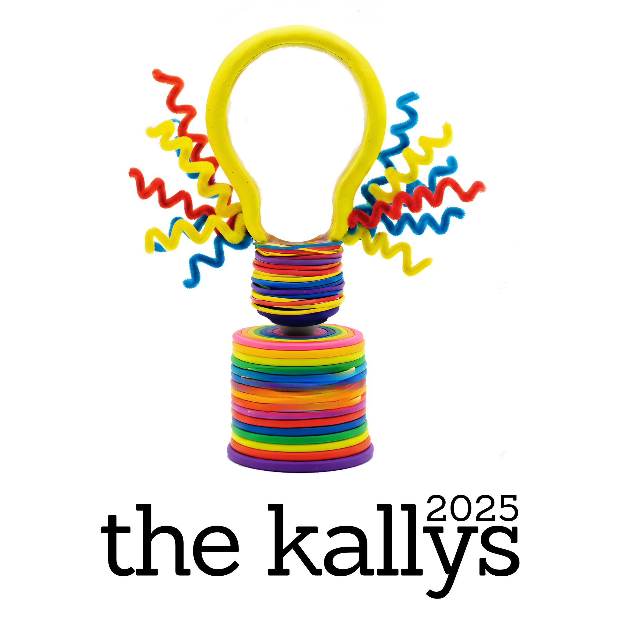 the kallys 2025 Colourful handmade stauette (pipe cleaners, plasticine) to look like a lightbulb