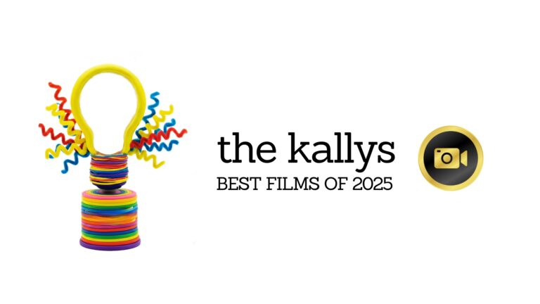 The Kallys 2025 - Kalle Ryan's awards for the best films of 2025. Multicoloured handmade trophy that looks like a lightbulb. Best of 2025. Movies,film,cinema